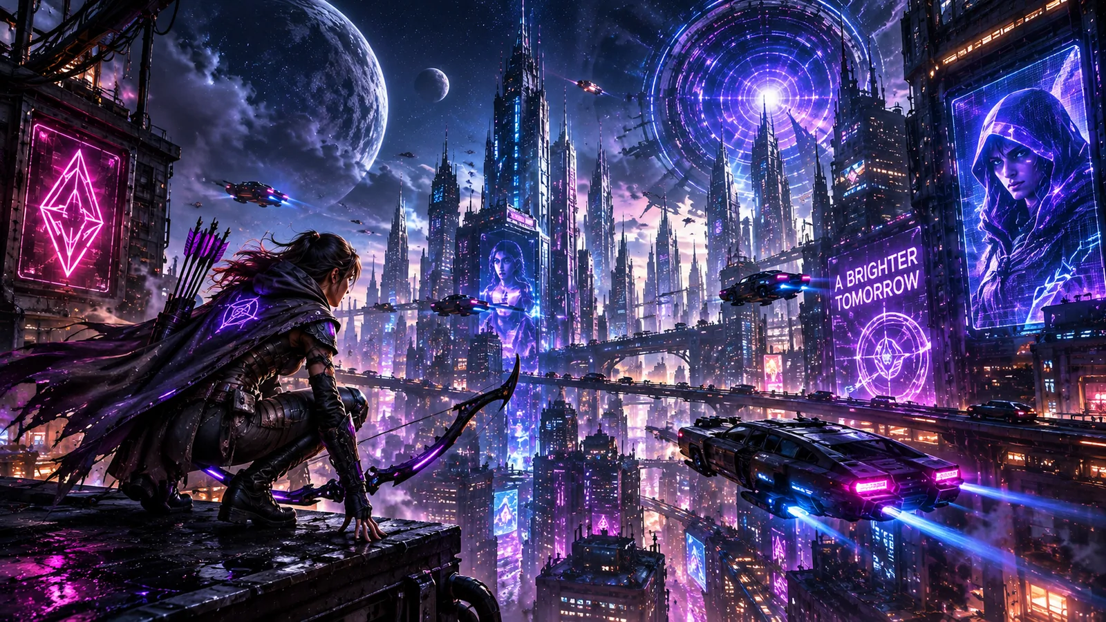 A city waking under the first light of the Nexus